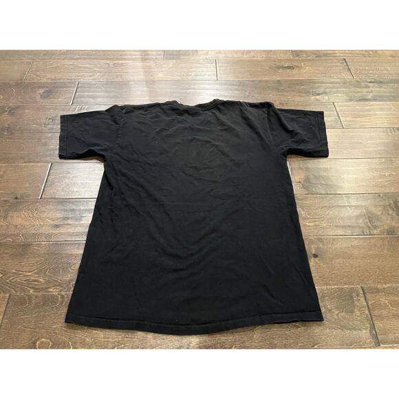 Vintage 90s Anvil Mens Black Easyriders Never Forget Chicago T-Shirt Size L - Picture 3 of 7